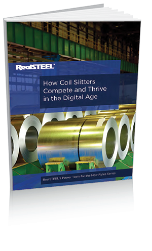 Cover of an ebook on how coil slitters compete and thrive in the digital age
