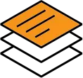 An icon of papers stacked upon each other